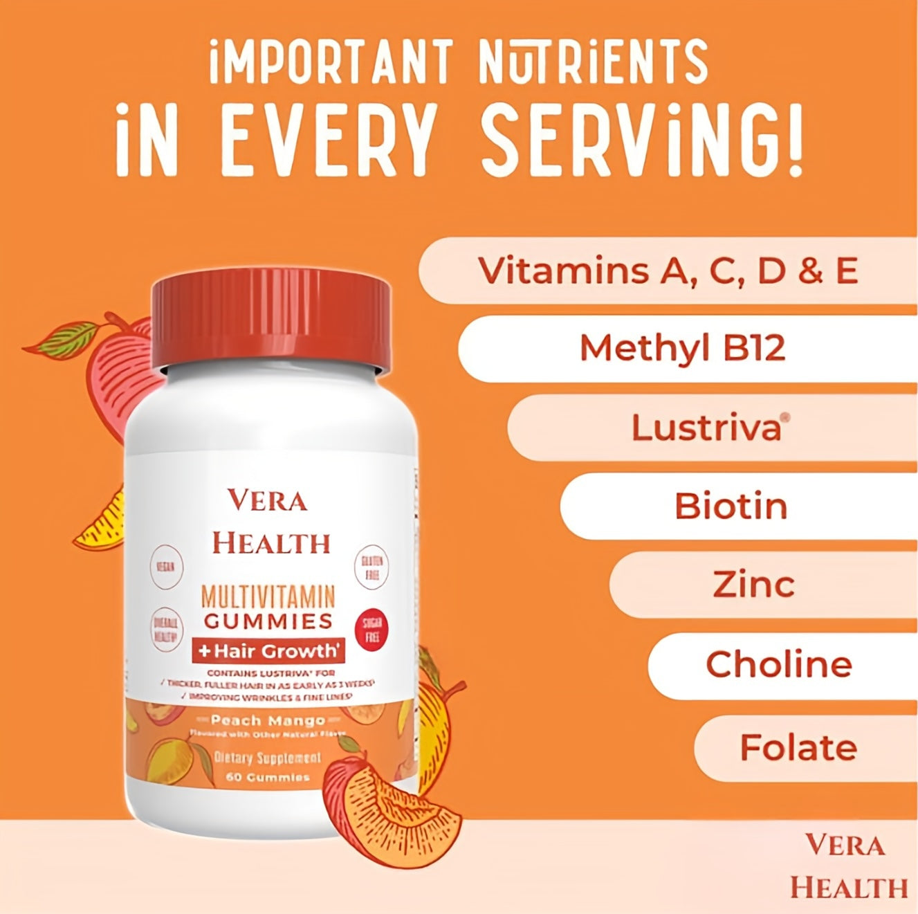 Vera Multivitamin + Hair Growth Gummies