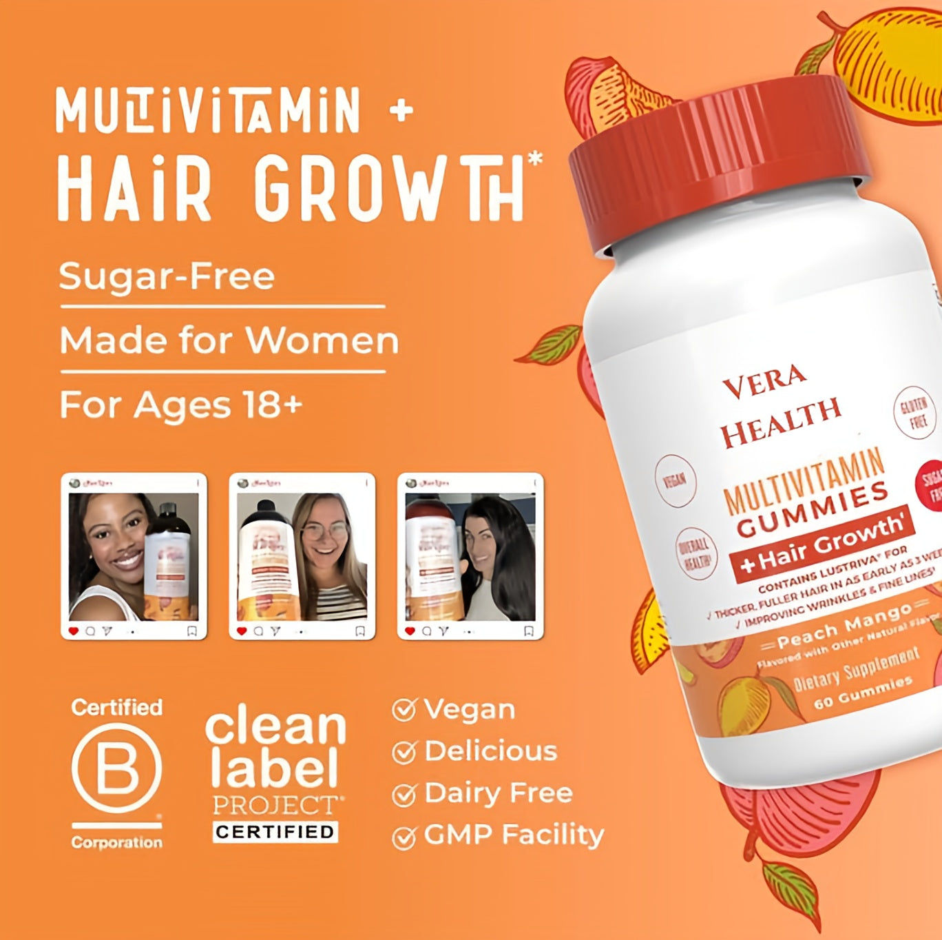 Vera Multivitamin + Hair Growth Gummies